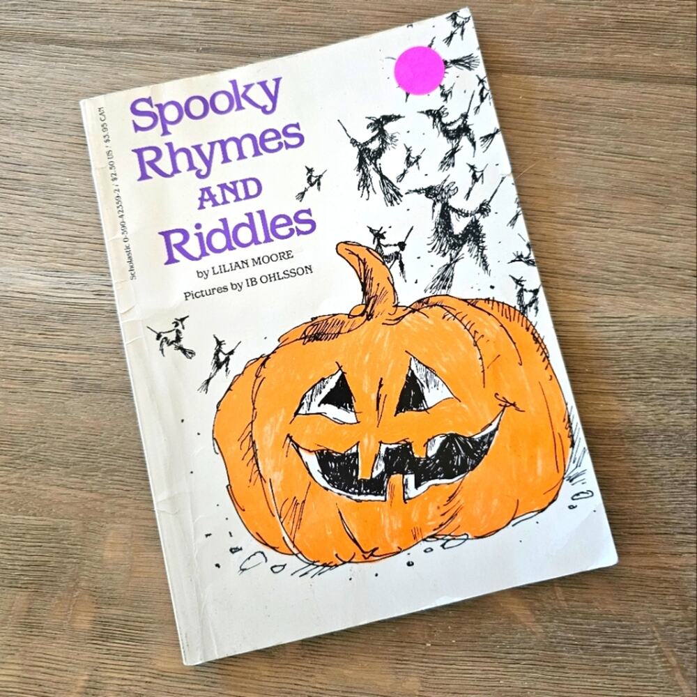 *FINAL PRICE DROP* Vintage Spooky Rhyme Soft Cover Book